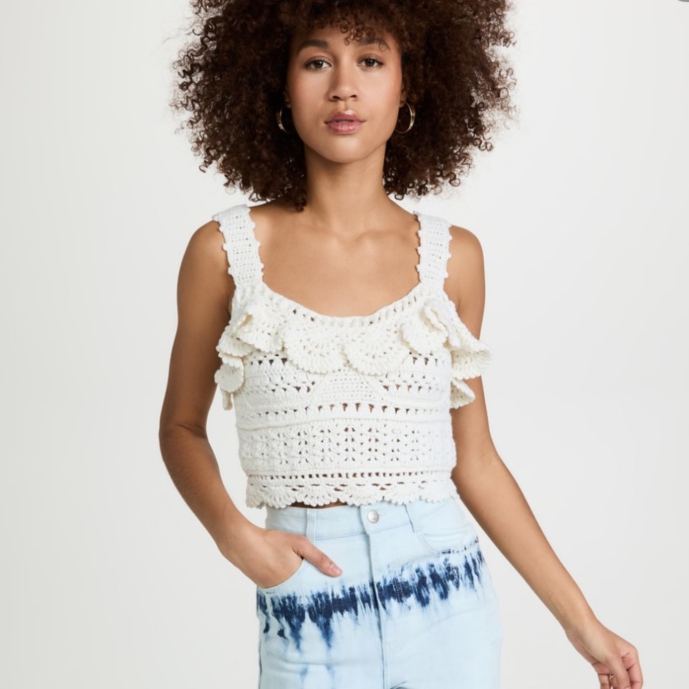 NWT Sea New York Rylee Crochet Tank Top XS